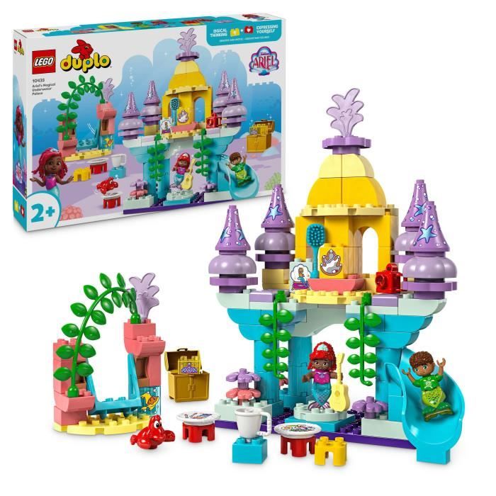 LEGO DUPLO | Disney 10435 Le palais sous-marin magique d'Ariel - PoupÈe La Petite Sirene