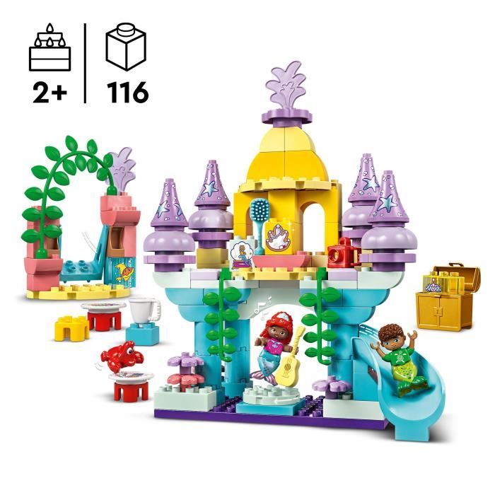 LEGO DUPLO | Disney 10435 Le palais sous-marin magique d'Ariel - PoupÈe La Petite Sirene