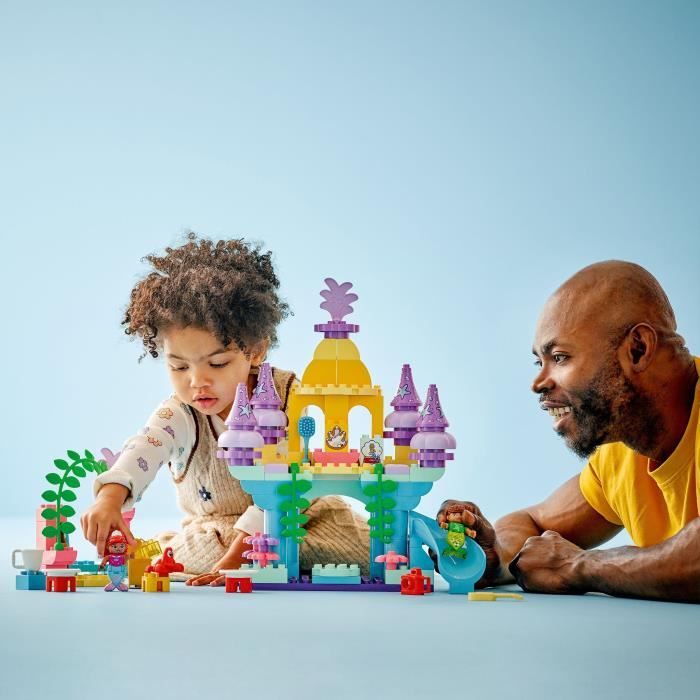 LEGO DUPLO | Disney 10435 Le palais sous-marin magique d'Ariel - PoupÈe La Petite Sirene