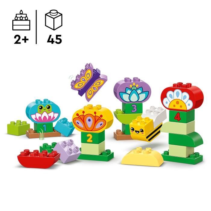 LEGO DUPLO Ma ville 10444 Le jardin crÈatif et les fleurs - Jeu de construction des 2 ans
