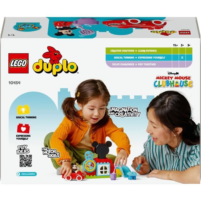 LEGO DUPLO | Disney 10454 La maison et la Voiture de Mickey - Jeu de construction 2 ans