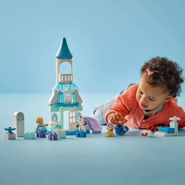 LEGO DUPLO ¦ Disney 10455 La Fete d'Anna et Elsa au Château de Glace - Jeu Créatif 2 ans