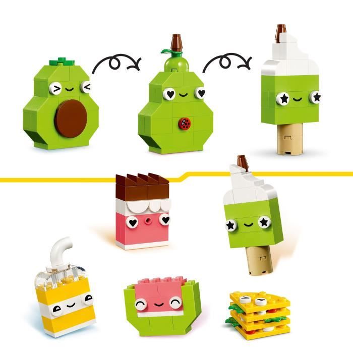 LEGO Classic 11039 Les aliments créatifs - Jouet de construction pour enfants des 4 ans