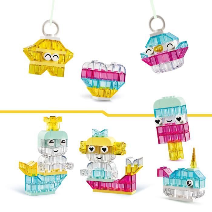 LEGO Classic 11040 La BoÓte de Briques Transparentes Magiques - Jeu de construction 5 ans