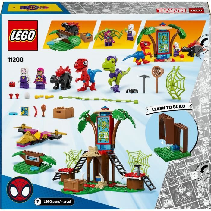 LEGO Marvel 11200 Spidey contre le raptor de Gobby a la cabane dans l'arbre - Spidey et ses amis extraordinaires