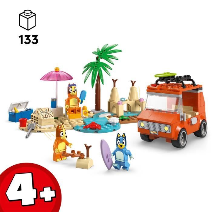 LEGO Bluey 11202 Les Vacances et le Voyage en Voiture de Bluey - Jeu de Construction 4 ans