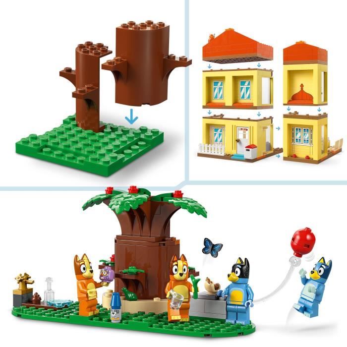 LEGO Bluey 11203 La Maison de Famille de Bluey - Jeu de Construction Fille ou enfant 4 ans
