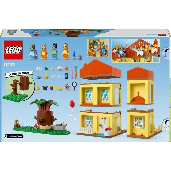 LEGO Bluey 11203 La Maison de Famille de Bluey - Jeu de Construction Fille ou enfant 4 ans