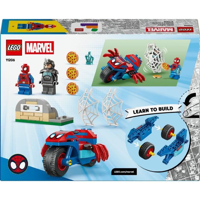 LEGO | Marvel 11206 Spidey et ses Amis Extraordinaires Spidey sur sa Moto contre Rhino