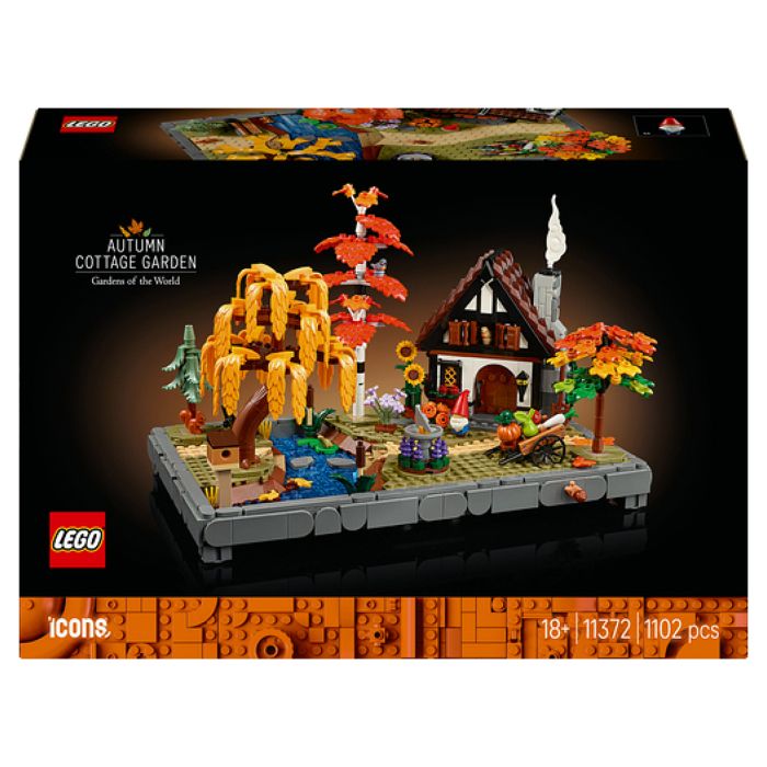 LEGO Icons 11372 Le Jardin d'Automne - Set de Construction Adulte - Maquette Miniature