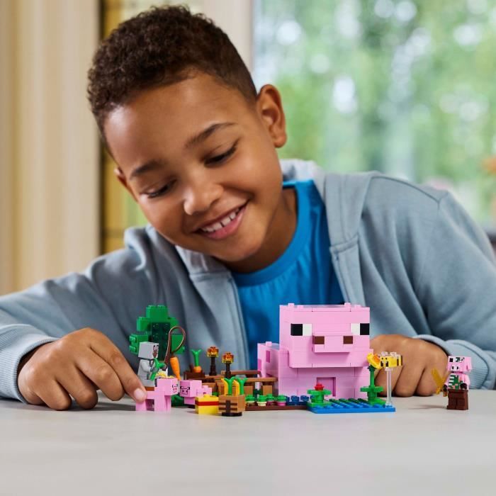 LEGO Minecraft 21268 La maison de Porcelet - Jeu de construction pour enfant des 7 ans