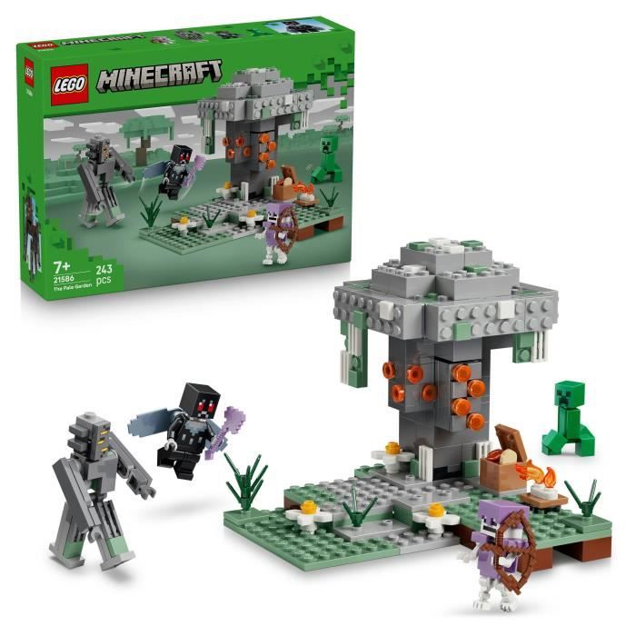 LEGO Minecraft 21586 Le Jardin Pâle - Jeu de Construction pour Garçon ou Fille des 7 ans