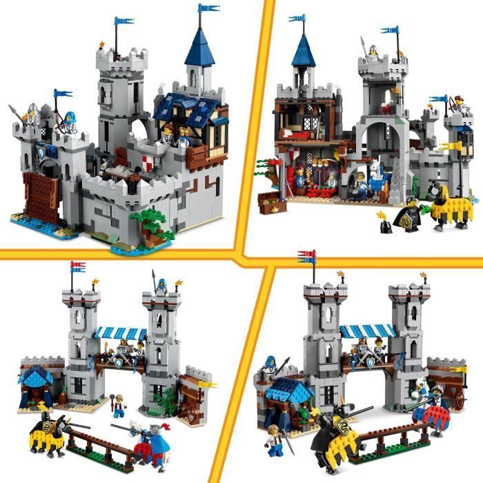 LEGO Creator 3-en-1 31168 Le Château Médiéval des Chevaliers - Jeu de Construction 9 ans