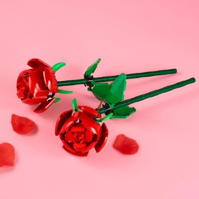LEGO Botanicals 40460 Les Roses - Set de Fleurs Artificielles pour enfant des 8 ans - Déco