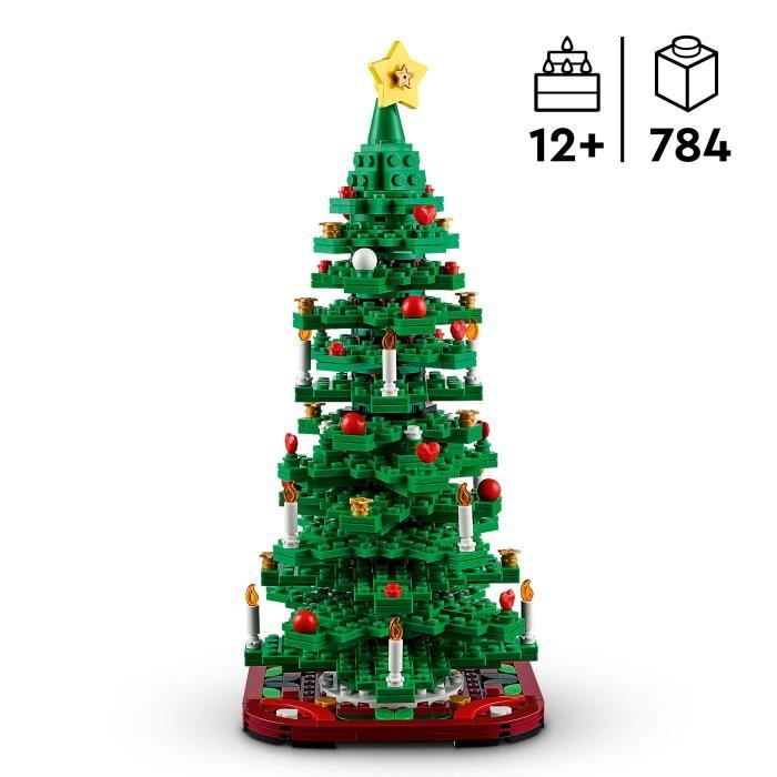 LEGO Iconic 40573 Le Sapin de Noël - Set de Construction pour Enfants - Décoration de Noël