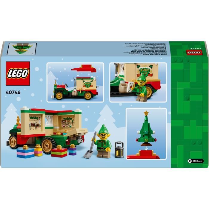 LEGO 40746 Le Camion de Livraison du Pere Noël - Jouet des 8 ans & Décoration de Noël