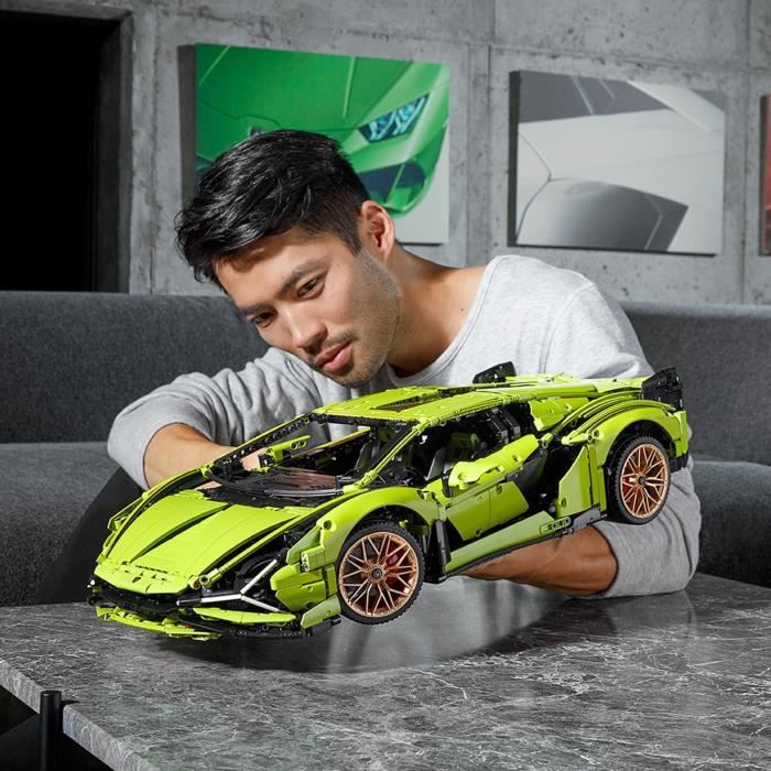 LEGO Technic 42115 Lamborghini Sián FKP 37, Maquette Voiture, 1:8, a Construire, Collection, Construction Voiture, pour Adultes