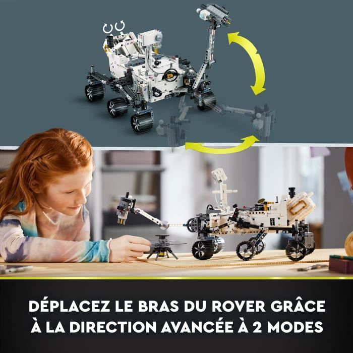 LEGO Technic 42158 NASA Mars Rover Perseverance, Jouet Découverte de l'Espace, avec AR App