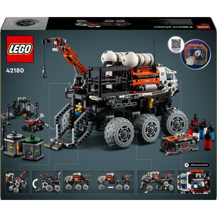 LEGO Technic 42180 Rover d'Exploration Habité sur Mars, Jouet sur le Theme de l'Espace