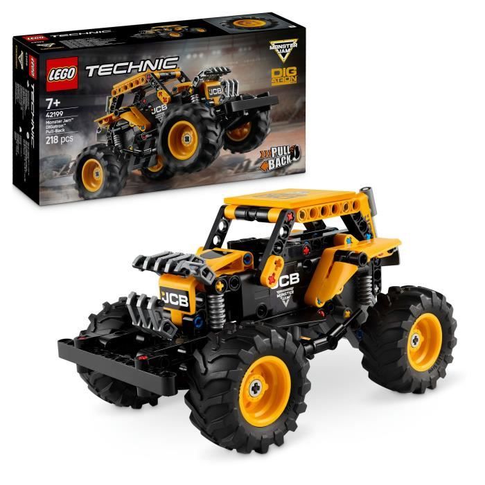 LEGO Technic 42199 Monster Jam DIGatron a rétrofriction - Maquette de camion