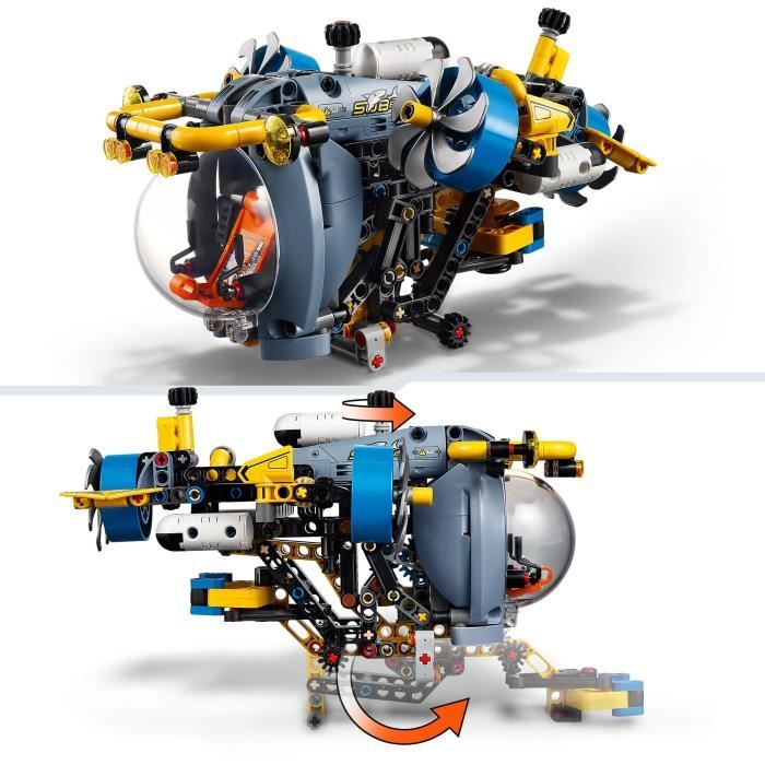LEGO Technic 42201 Le sous marin de recherche en haute mer - Jeu de construction des 9 ans