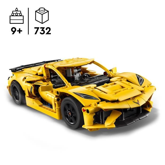LEGO Technic 42205 Chevrolet Corvette Stingray - Voiture de sport pour garçon des 9 ans