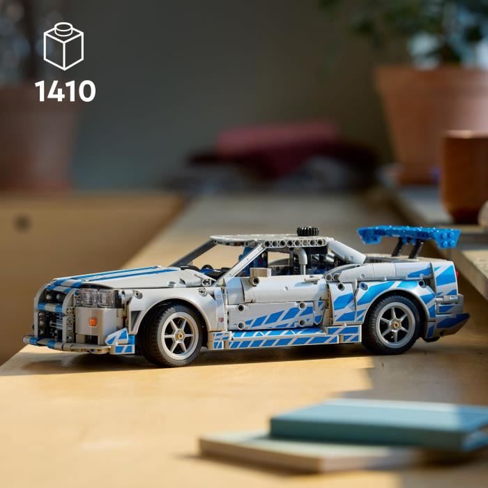 LEGO Technic 42210 Voiture Nissan Skyline GT-R (R34) 2 Fast 2 Furious - Set pour Adulte