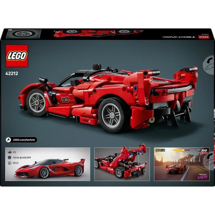 LEGO Technic 42212 Ferrari FXX K - Jeu de Construction enfant des 10 ans - Cadeau