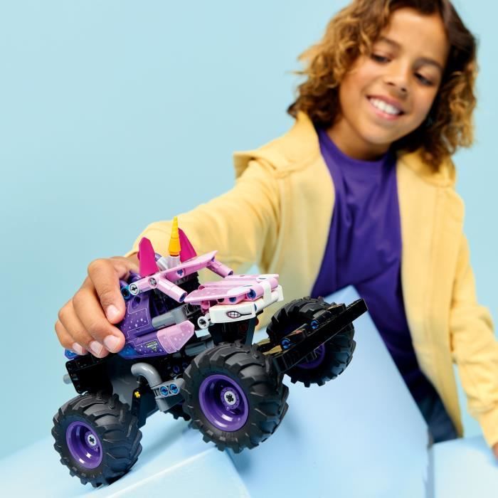 LEGO Technic 42220 Monster Jam Sparkle Smash a Rétrofriction - Jouet Camion des 7 ans