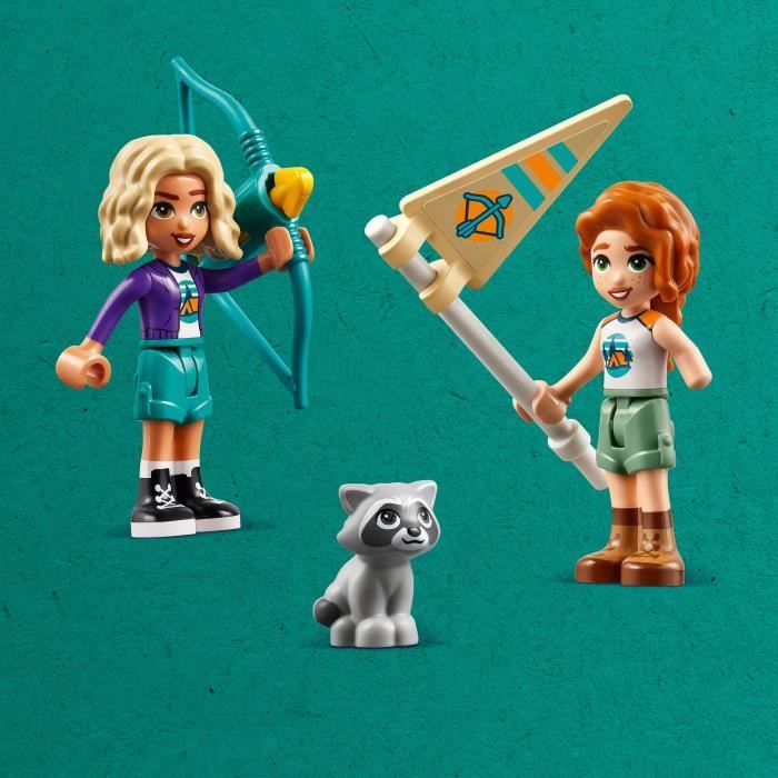 LEGO Friends 42622 Le stand de tir a l'arc de la base de loisirs - Set pour jeu de rôle