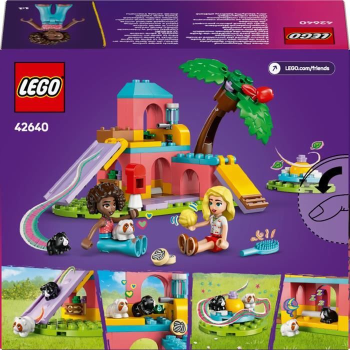 LEGO Friends 42640 L'Aire de Jeux des Cochons d'Inde - Jouet & Jeu de rôle enfant des 5 ans