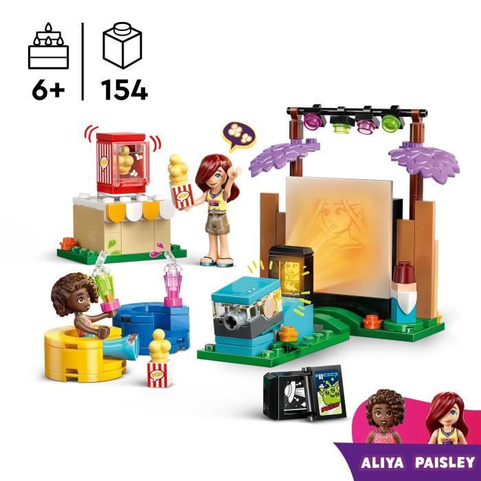 LEGO Friends 42642 Soirée Cinéma entre Amies - Jeu de Construction des 6 Ans