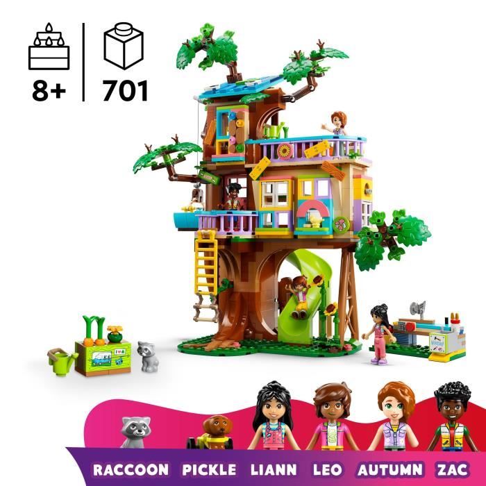 LEGO Friends 42652 La Cabane de l'Amitié - Jouet de Construction pour enfant des 8 ans