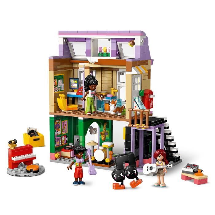 LEGO Friends 42653 Le Magasin de Musique et l'Appartement -des 7 Ans