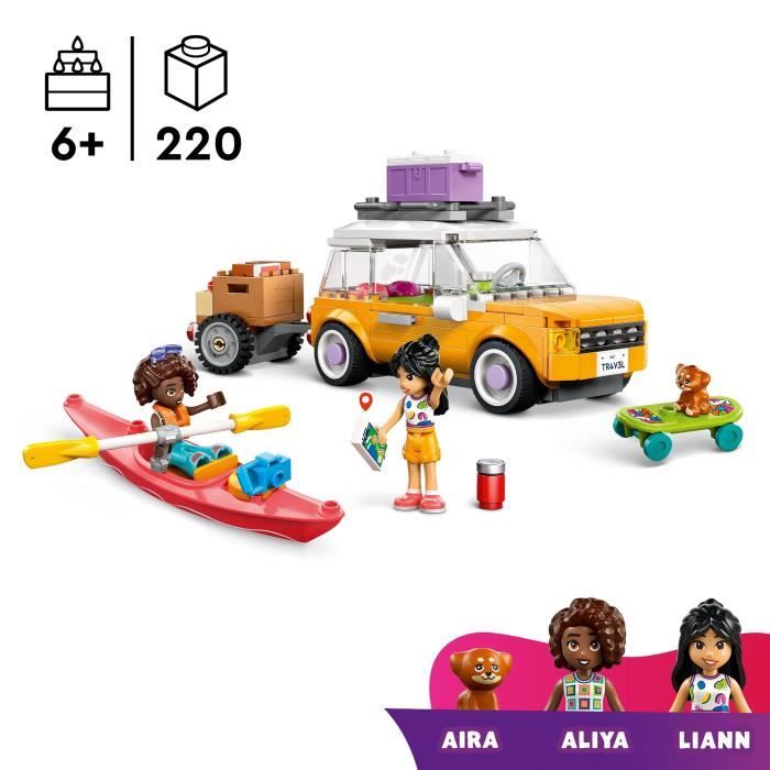 LEGO Friends 42659 Voyage en Voiture entre Amies - Jeu de Construction des 6 Ans