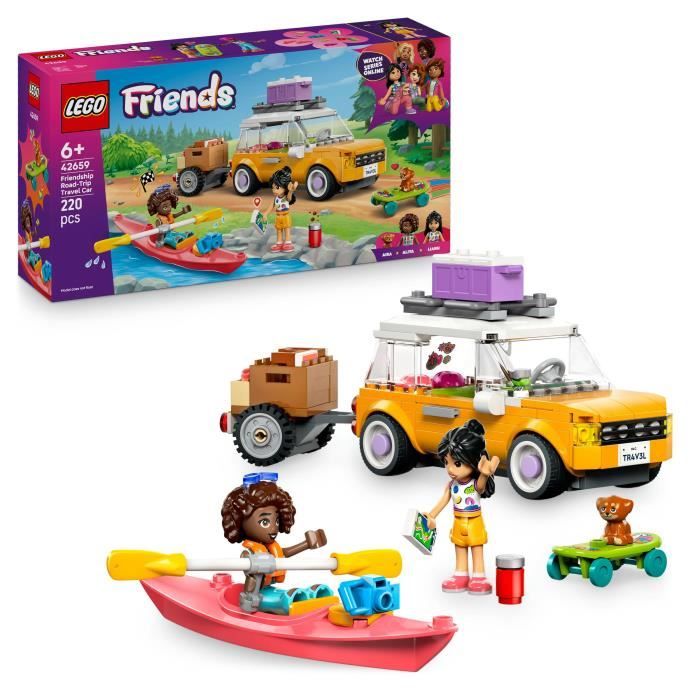 LEGO Friends 42659 Voyage en Voiture entre Amies - Jeu de Construction des 6 Ans