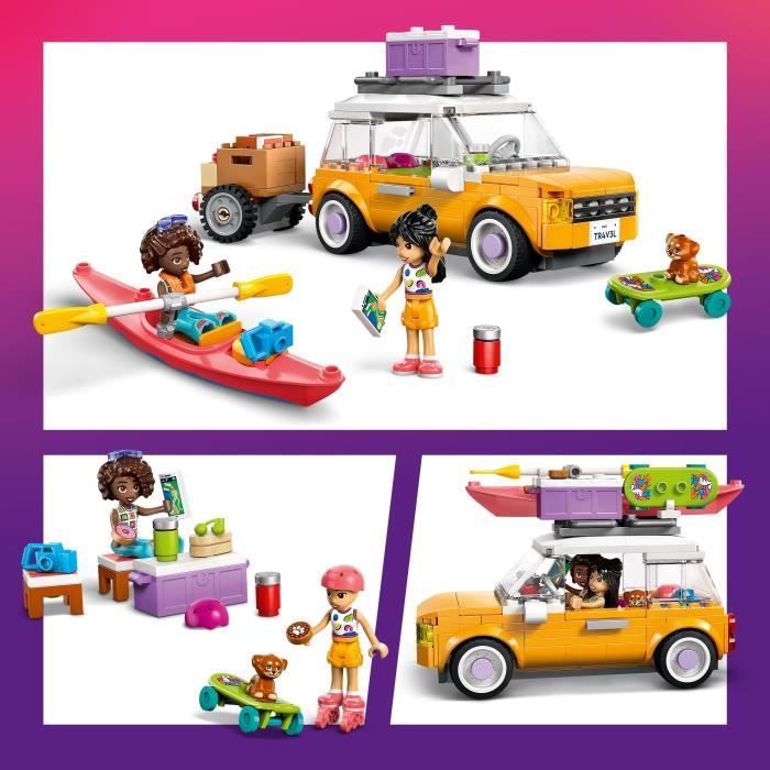 LEGO Friends 42659 Voyage en Voiture entre Amies - Jeu de Construction des 6 Ans