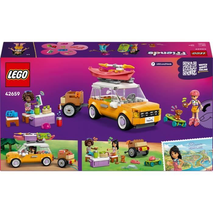 LEGO Friends 42659 Voyage en Voiture entre Amies - Jeu de Construction des 6 Ans