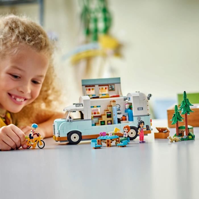 LEGO Friends 42663 Camping-car de l'amitié - Jouet de construction pour enfants des 7 ans