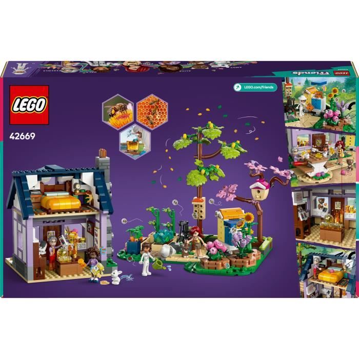 LEGO Friends 42669 La maison des apiculteurs et le jardin fleuri - Jeu créatif pour enfants
