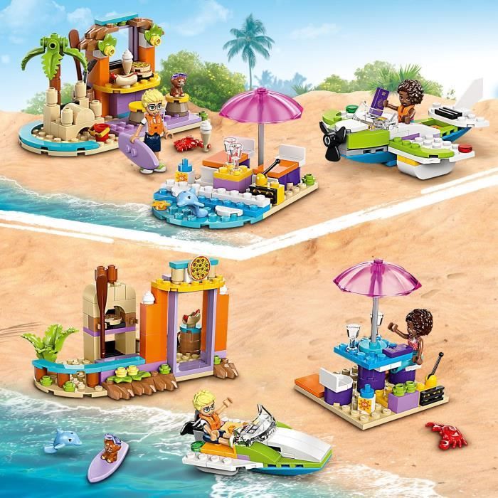 LEGO Friends 42672 La valise créative de plage - Jeu de construction pour enfants des 5 ans