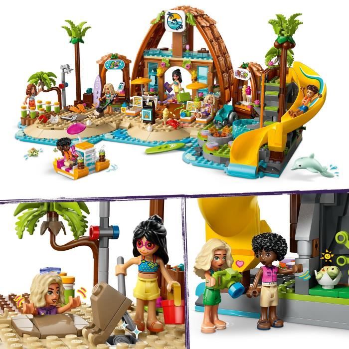 LEGO Friends 42673 Vacances a l'Hôtel de la Plage - Jeu de Construction des 8 Ans