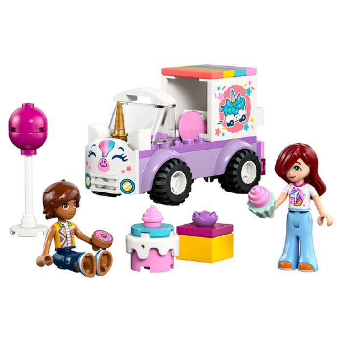 LEGO Friends 42675 La Voiture Licorne - Jouet des 4 ans - Motricité Fine - Idée de Cadeau