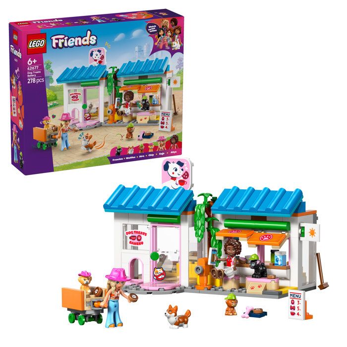 LEGO Friends 42677 La Boutique de Friandises pour Chiens - Jeu de Construction des 6 ans
