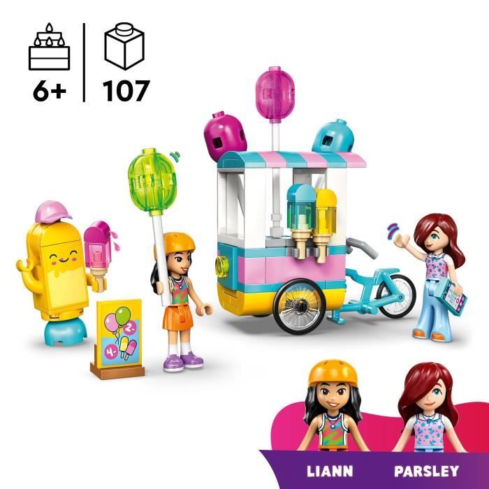 LEGO Friends 42692 Le Stand de Glaces et de Ballons - Jouet de Construction des 6 ans