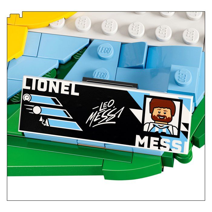 LEGO Editions 43011 Lionel Messi Best Of - Jeu 10 ans - Décoration de Chambre d'Enfant