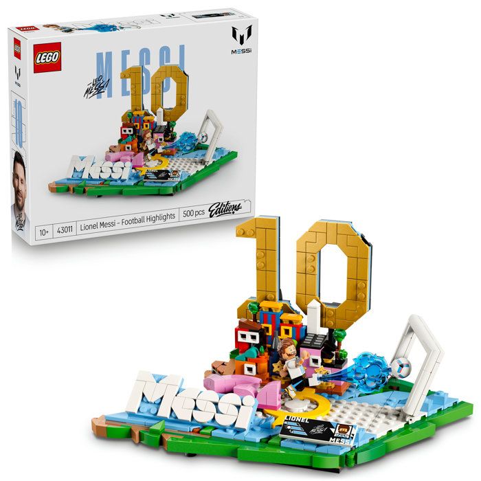 LEGO Editions 43011 Lionel Messi Best Of - Jeu 10 ans - Décoration de Chambre d'Enfant