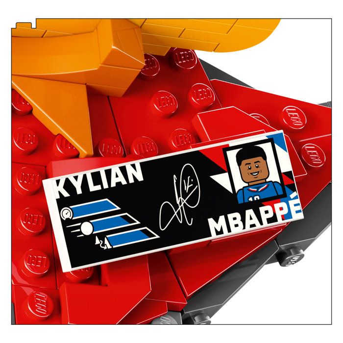 LEGO Editions 43013 Kylian Mbappé Best Of - Jeu 10 ans - Décoration de Chambre d'Enfant