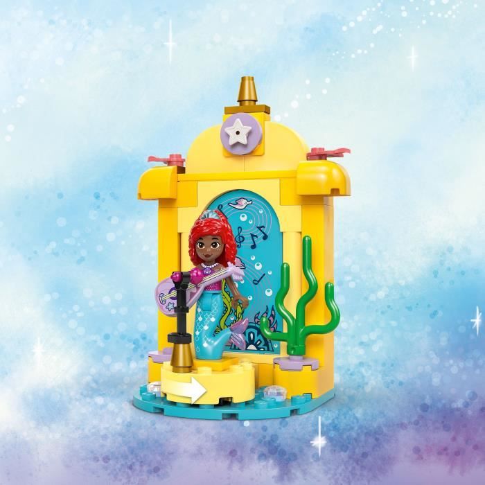LEGO | Disney Princess 43235 La scene musicale d'Ariel, jeu pour les fans du dessin animé