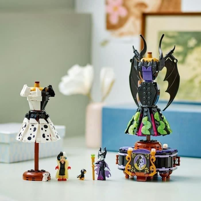 LEGO | Disney Villains 43262 Les Robes de Maléfique et Cruella D'Enfer - Jeu fille 9 ans